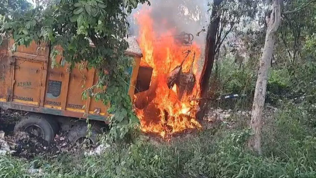 Muzaffarnagar Accident: डंपर ने बाइक में मारी टक्कर, पुलिस में तैनात दंपती की मौत; आग में झुलसा पत्नी का शव