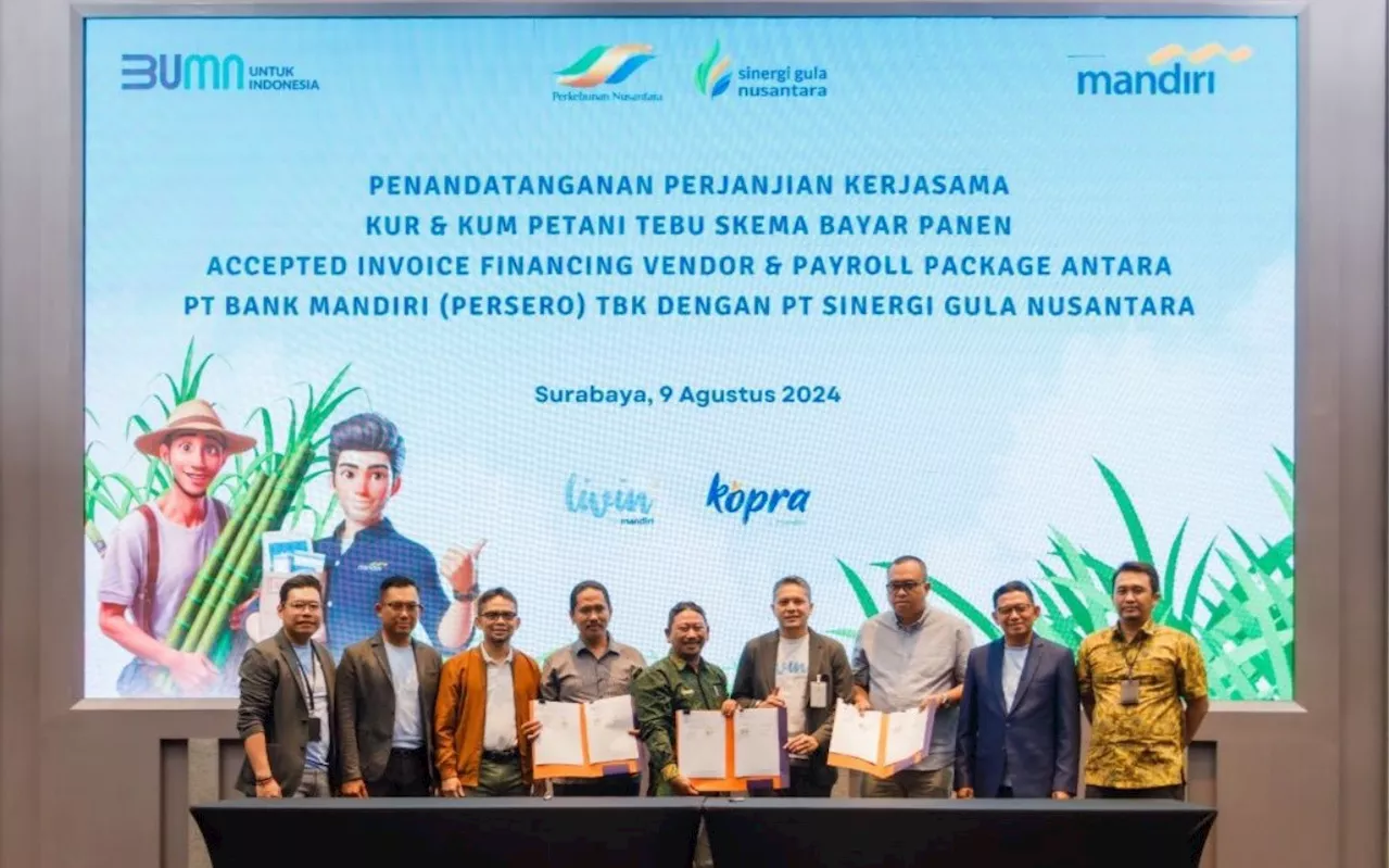 Penuhi Kebutuhan Modal Para Petani, SGN Gandeng Bank Mandiri