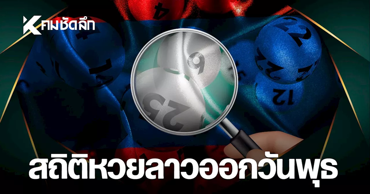 'สถิติหวยลาวออกวันพุธ' 14/08/67 หวยลาววันนี้ แนวทางหวยลาว งวด 14 ส.ค. 2567