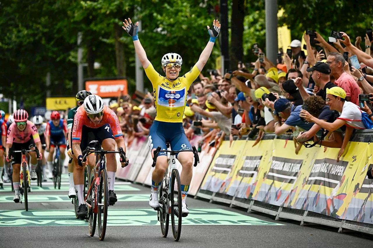 Tour de France femmes : Charlotte Kool récidive et conserve le maillot jaune