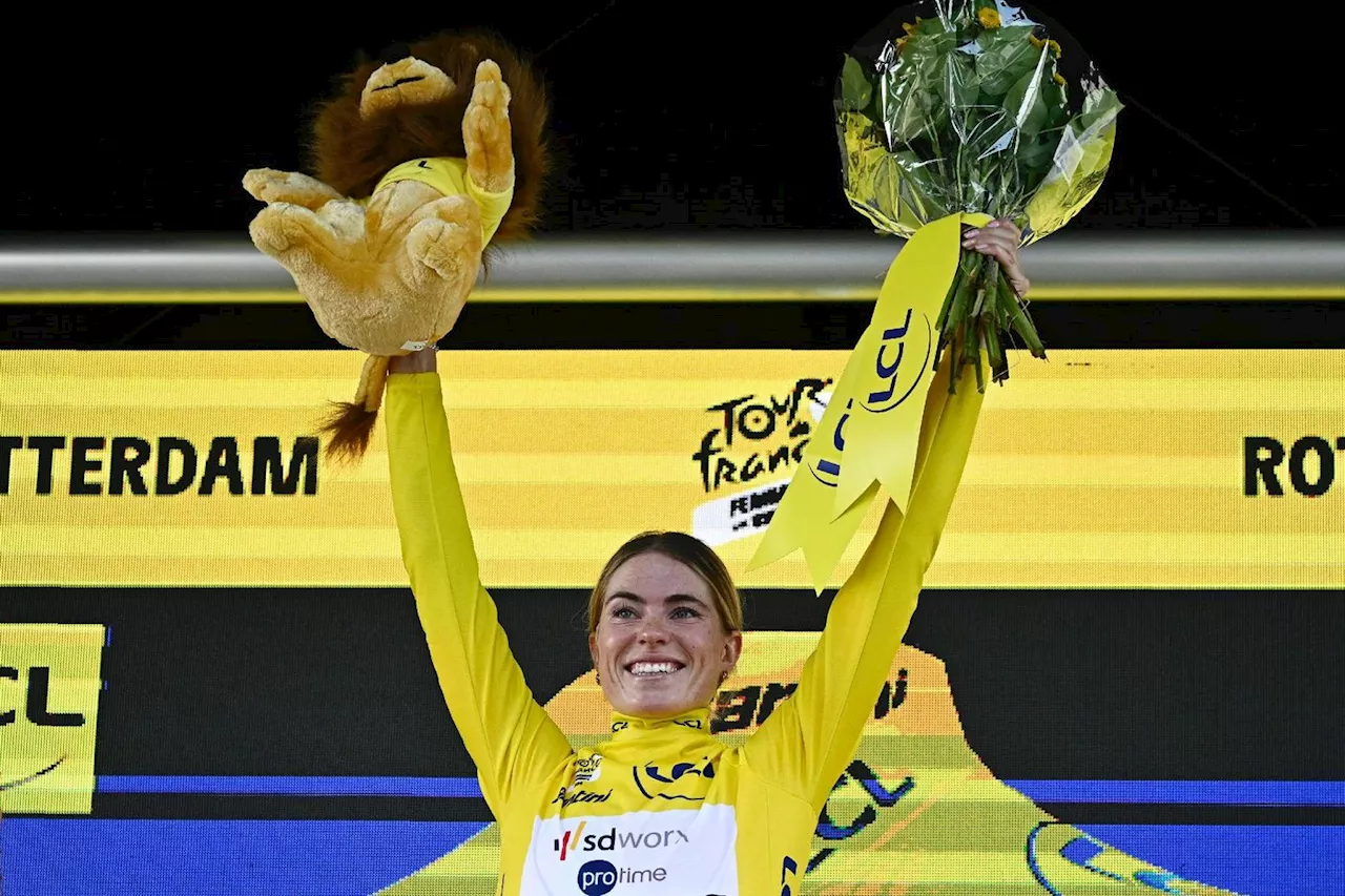 Tour de France femmes: Demi Vollering déjà en jaune