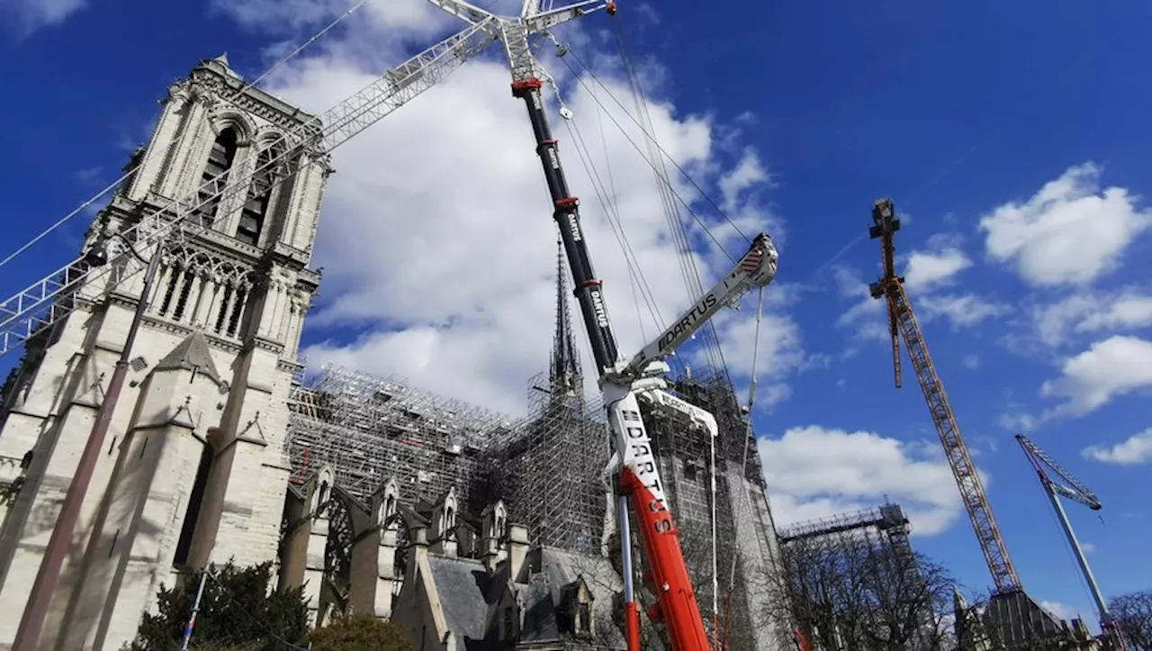 JO de Paris 2024: les travaux ont continué à Notre-Dame pour le Gersois Dartus