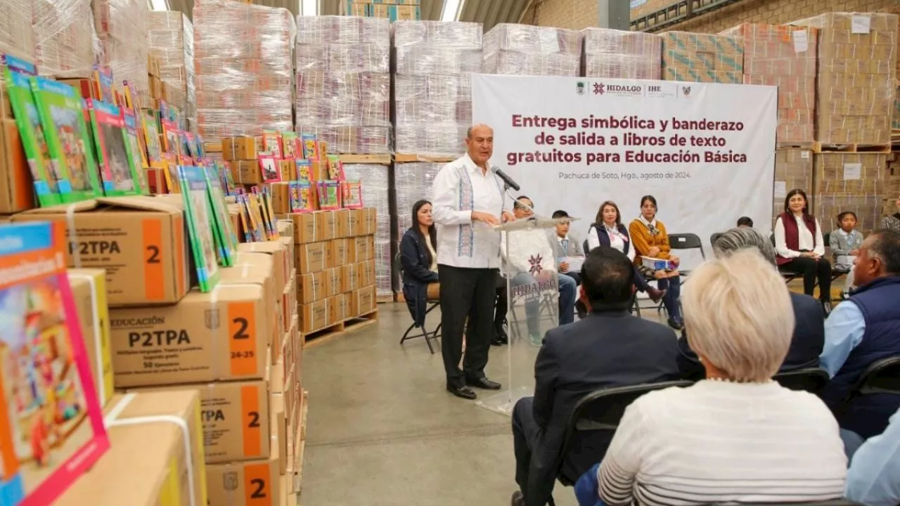 Inicia SEPH entrega de más de 4 millones de libros de texto gratuitos