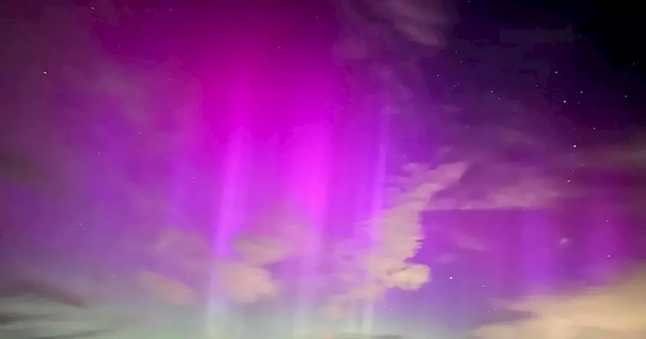 Incredible pictures of the Northern Lights above Yorkshire last night