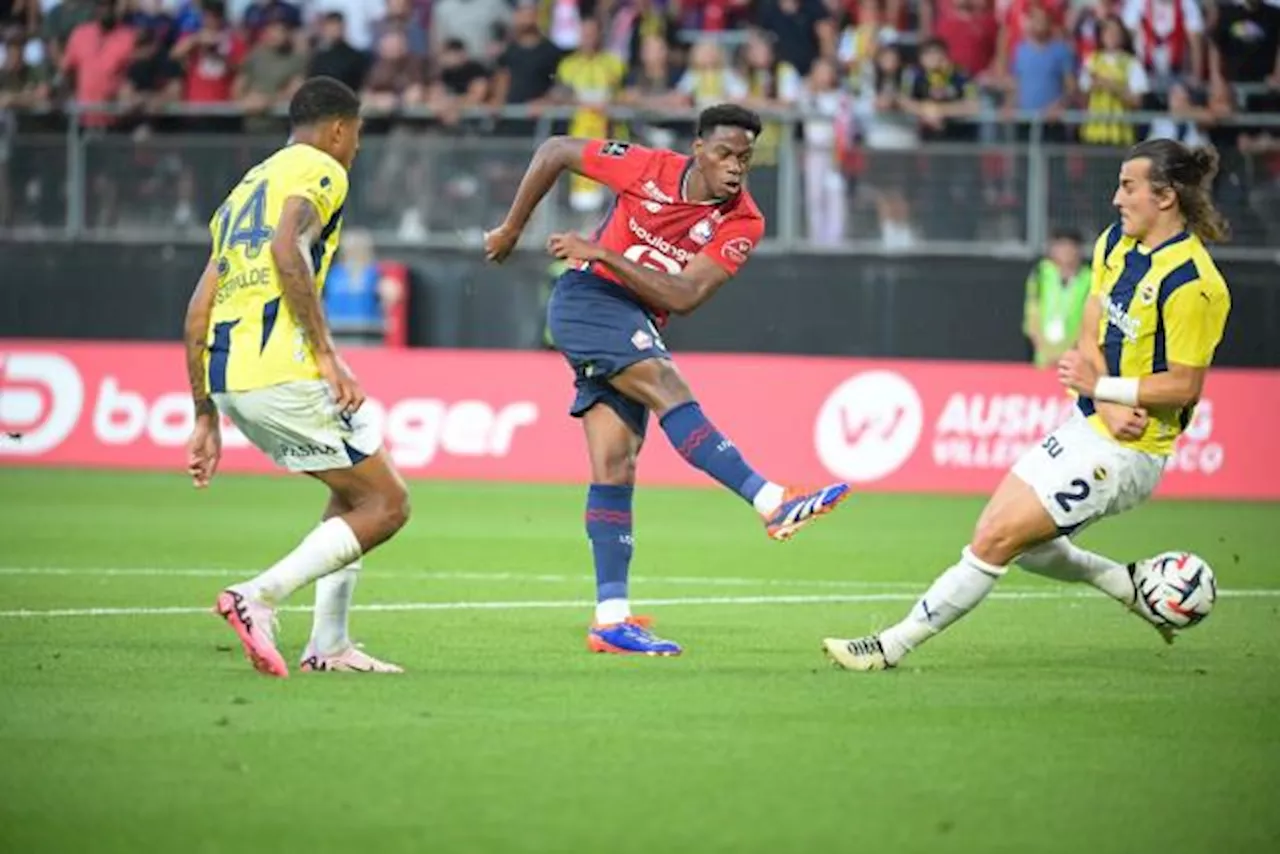 Lille avec David et Meunier pour affronter Fenerbahçe en qualifications de la Ligue des champions