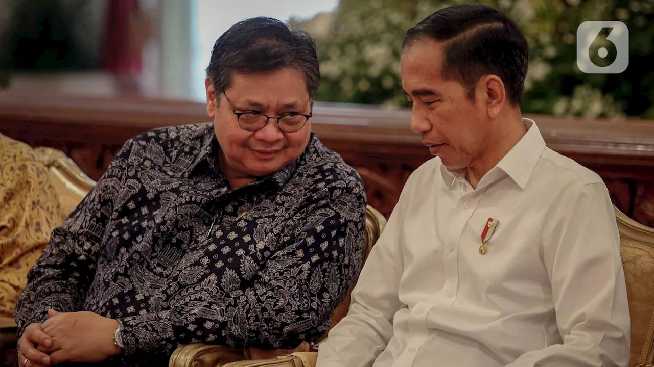 Jokowi Pastikan Posisi Airlangga Hartarto di Kabinet Aman Usai Mundur dari Ketum Golkar