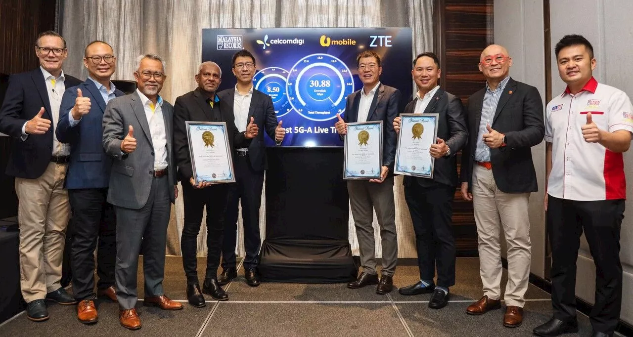 CelcomDigi, U Mobile, And ZTE Set Up 5G-A Infrastructure In Sarawak