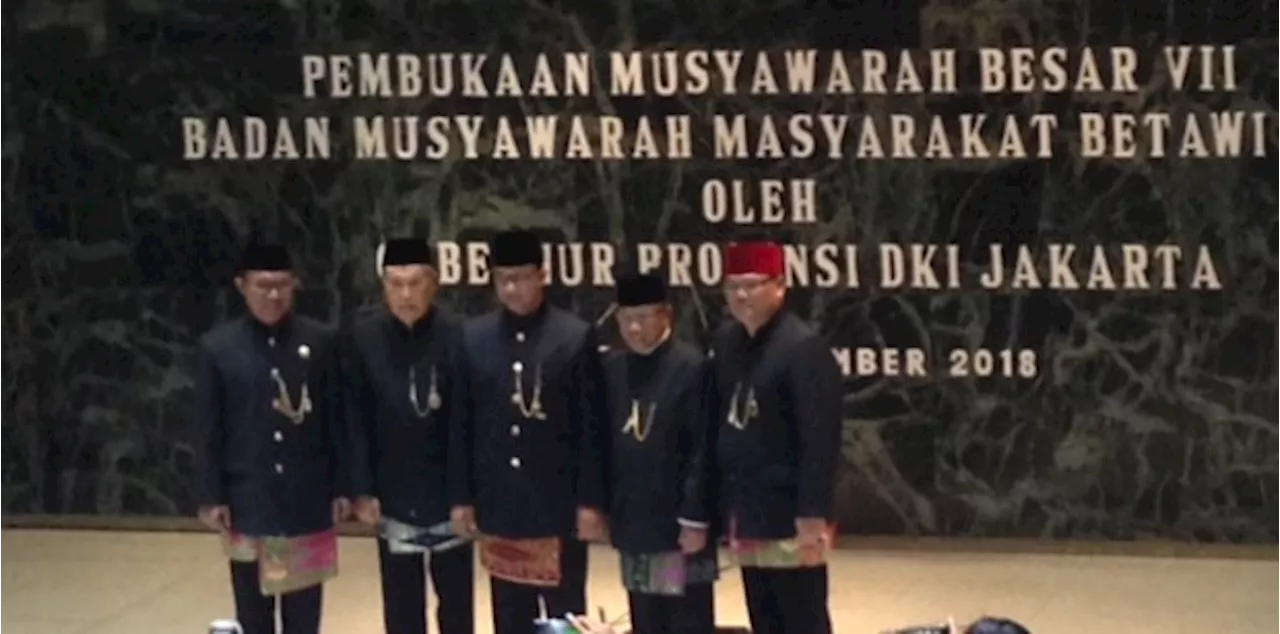 Warga Betawi Sambangi Markas PDIP agar Anies Maju Pilgub