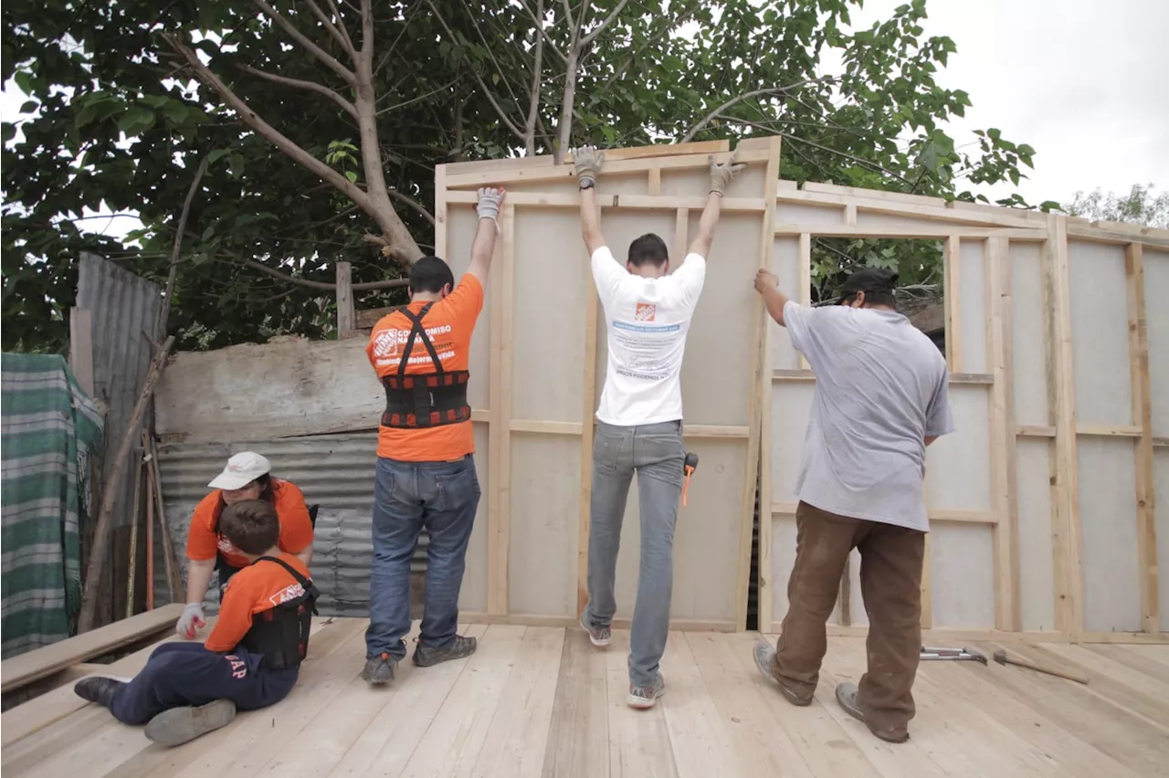 The Home Depot va por la construcción de viviendas dignas en México; finvero y Mastercard se unen