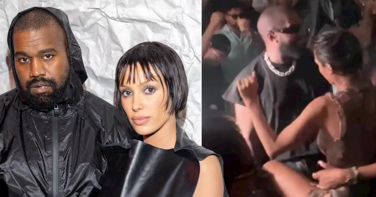 Bianca Censori parties up a storm during husband Kanye West’s DJ set