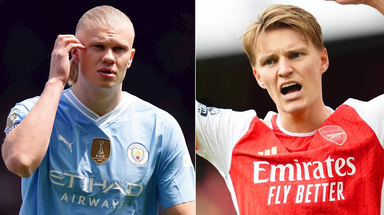 Haaland og Ødegaard nominert til gjev pris for annet år på rad