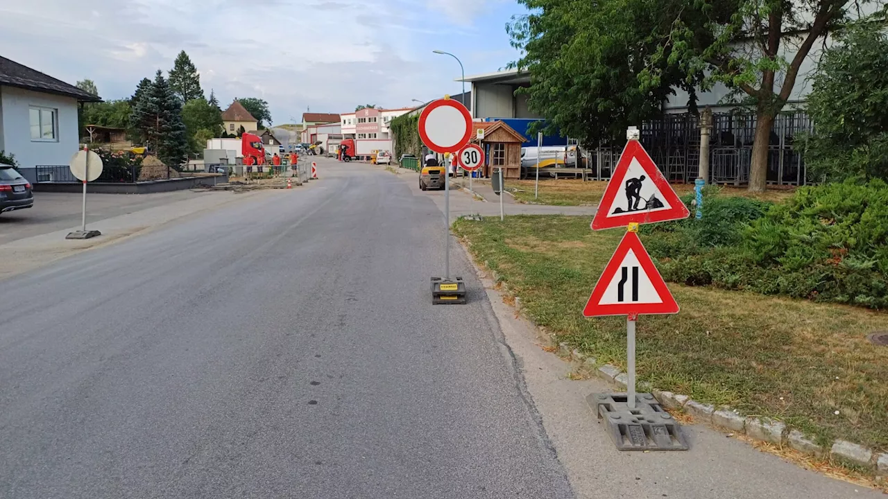 Gauderndorf: Arbeiten gestartet, Ärger wegen Umleitung