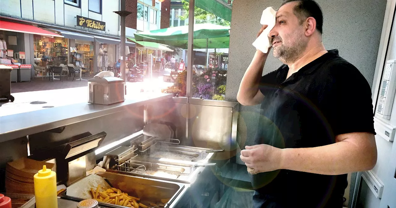 62 Grad in der Gütersloher Innenstadt: Er hat aktuell den heißesten Job überhaupt