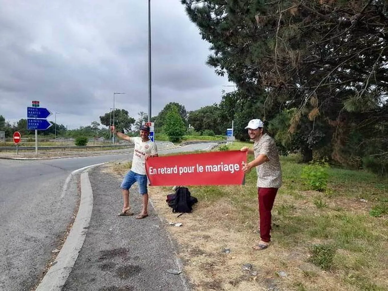 « En retard pour le mariage » : les futurs époux font du stop pour aller à la cérémonie en Bretagne !