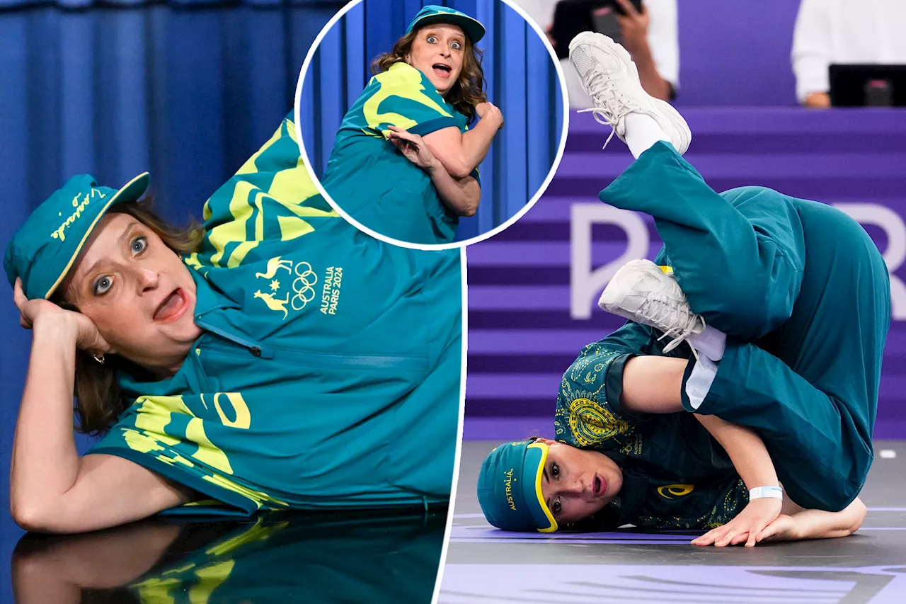 Rachel Dratch spoofs Olympic breakdancer Raygun while crashing 'The Tonight Show'