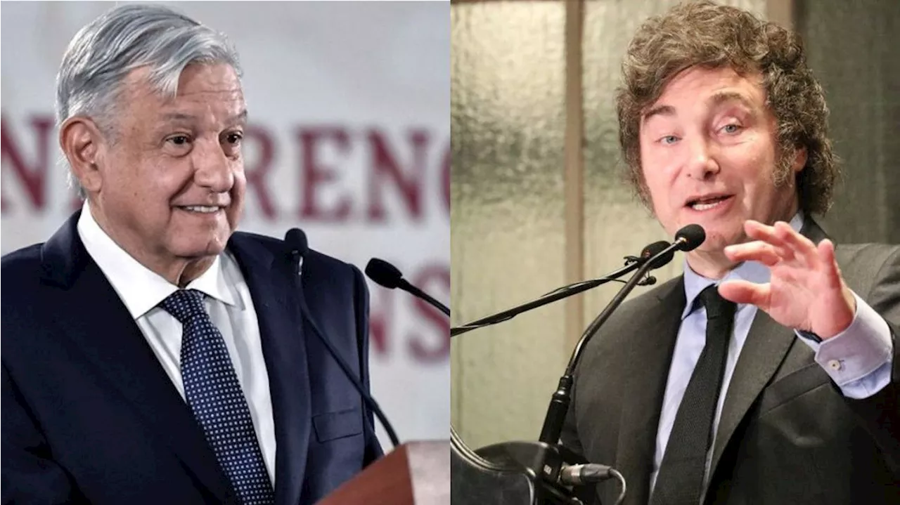 López Obrador confirmó que no recibirá a Javier Milei: 'No coincido con su manera de pensar ni de ser'