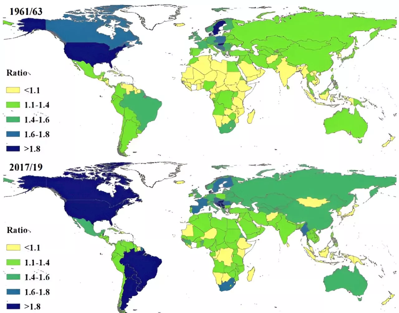 Researchers find climate efficiency of farming has been leveling off