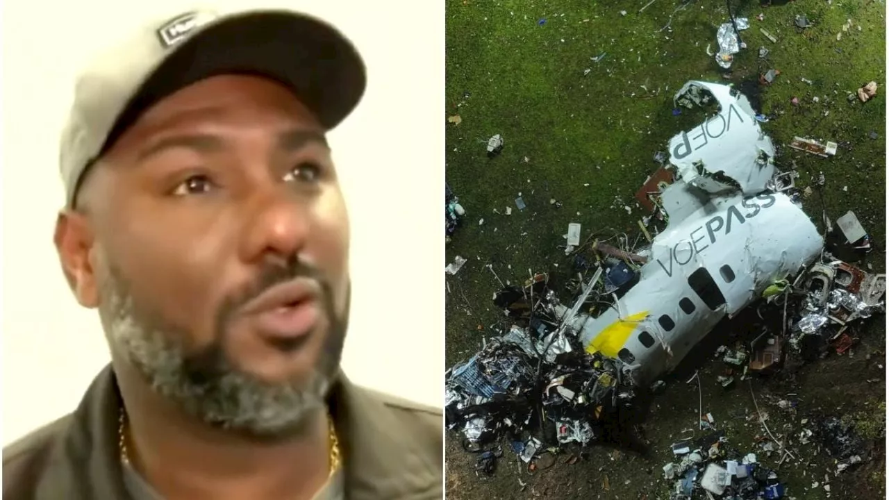 Adriano, el hombre que salvó su vida por perder el avión que se desplomó en Brasil