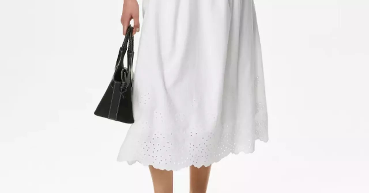 M&S shoppers love 'pretty and versatile' pure cotton midi skirt that's 50% off