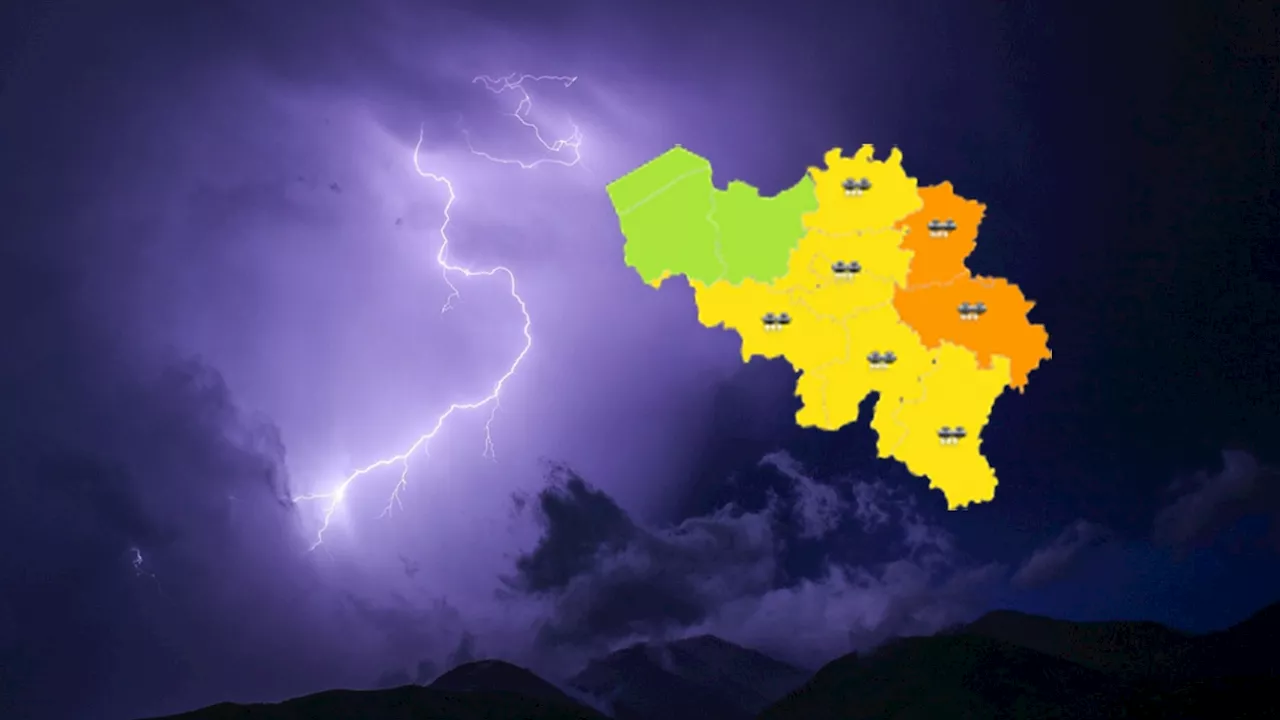 Orages: deux provinces en alerte orange, de grêlons et d'abondantes précipitations se sont abattues sur