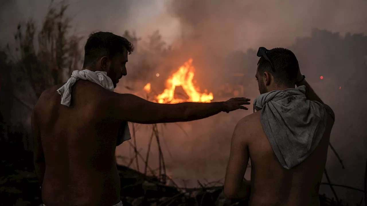 Incendies massifs en Grèce: Athènes menacée par les flammes, l'Union européenne apporte de l'aide