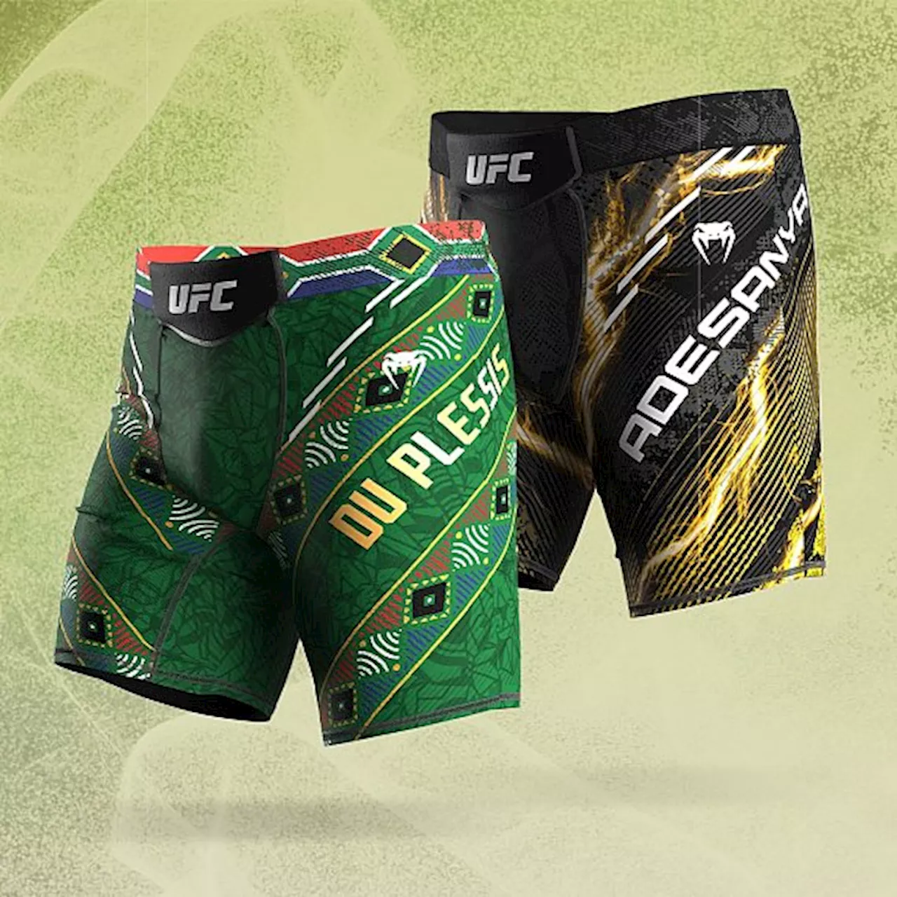 Custom Shorts Unveiled for UFC 305 Headliners Dricus Du Plessis, Israel Adesanya