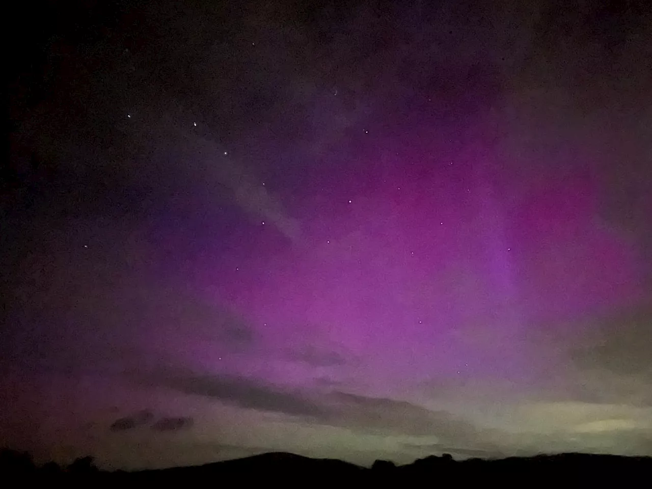 Northern lights and peak meteor shower put on stunning show for Shropshire