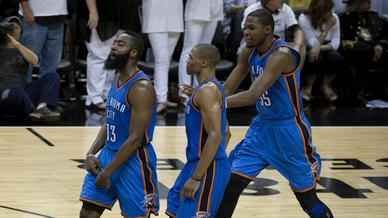 James Harden's Thunder Teammate Reveals Untold Story of Leaving Kevin Durant