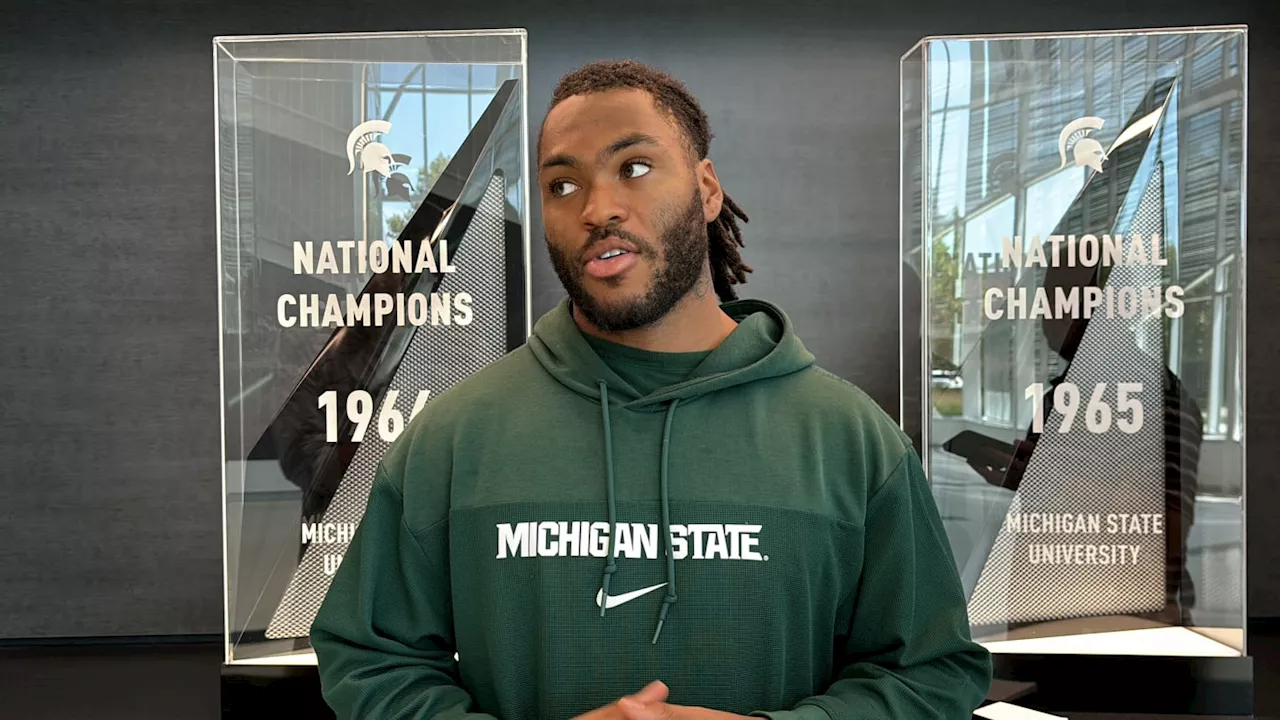 Michigan State RB Kay'Ron Lynch-Adams is grateful to be back in the Big Ten