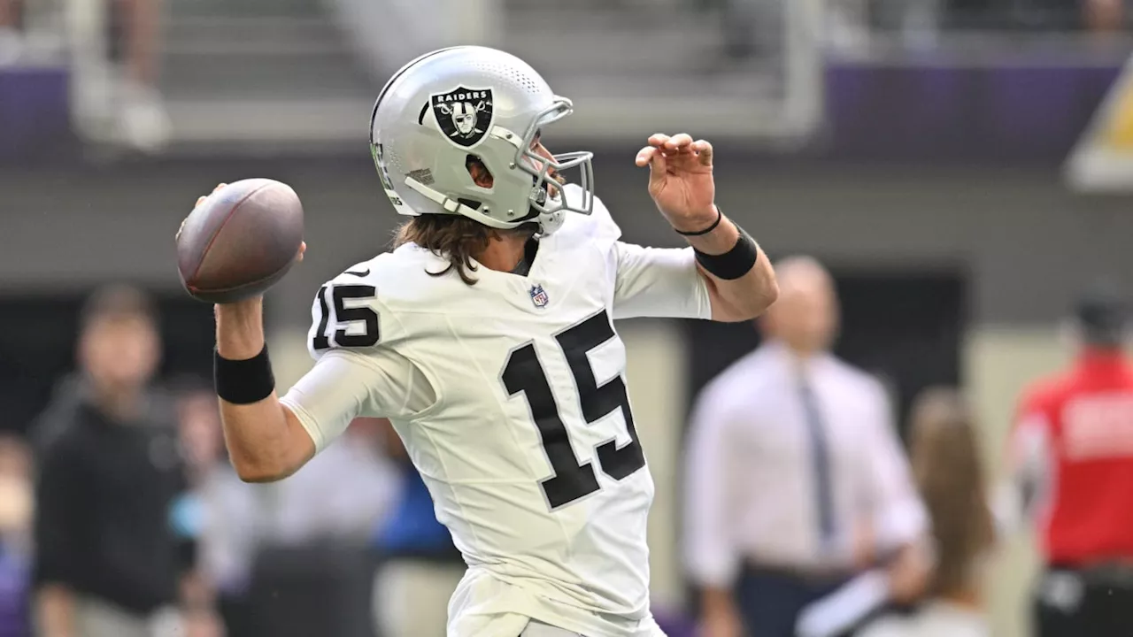 The Las Vegas Raiders may have already seen enough to know who their starting QB is