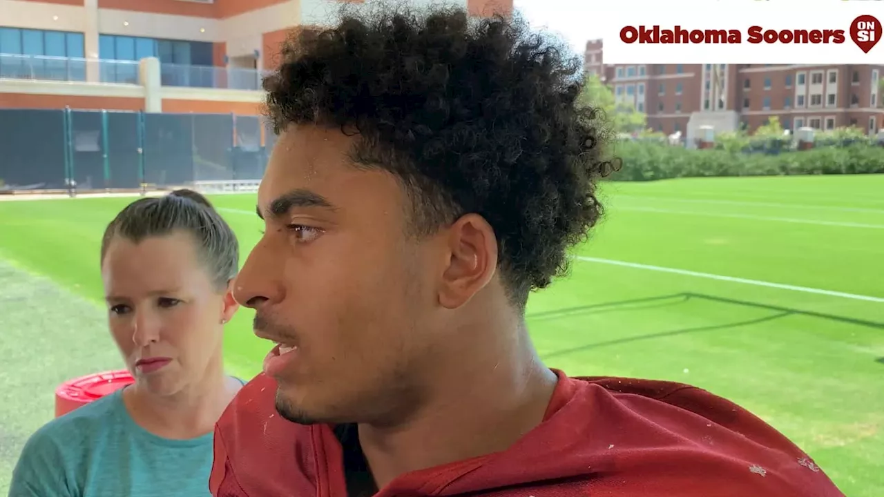 WATCH: Oklahoma RB Gavin Sawchuk Post-Practice Interview