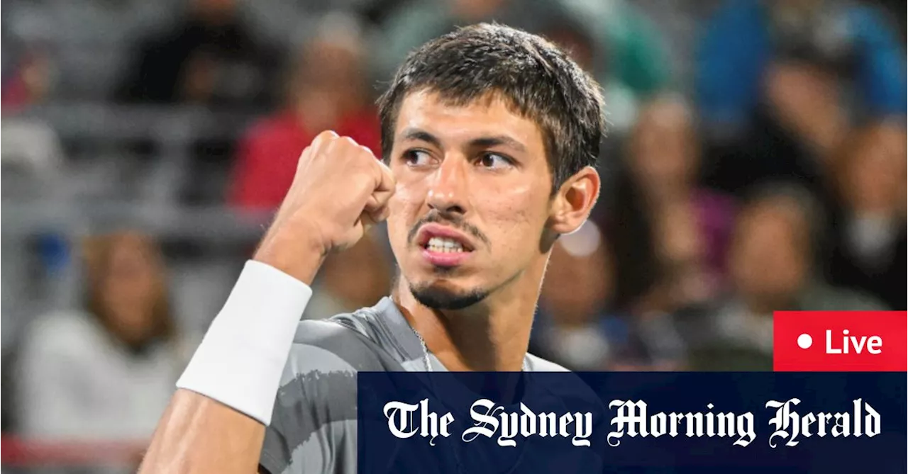 LIVE: Montreal Masters 1000 final Australian Alexei Popyrin v Andrey Rublev