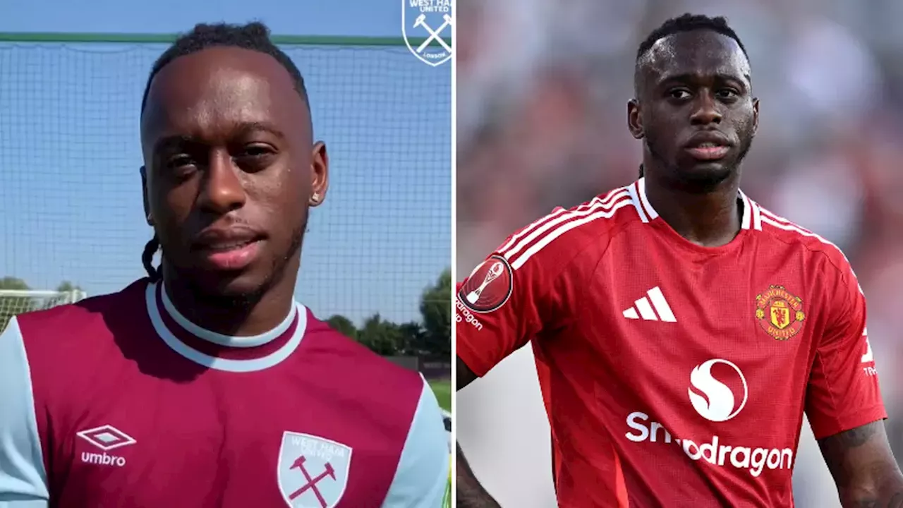 Aaron Wan-Bissaka appears to aim subtle dig at Man Utd after completing transfer to West Ham