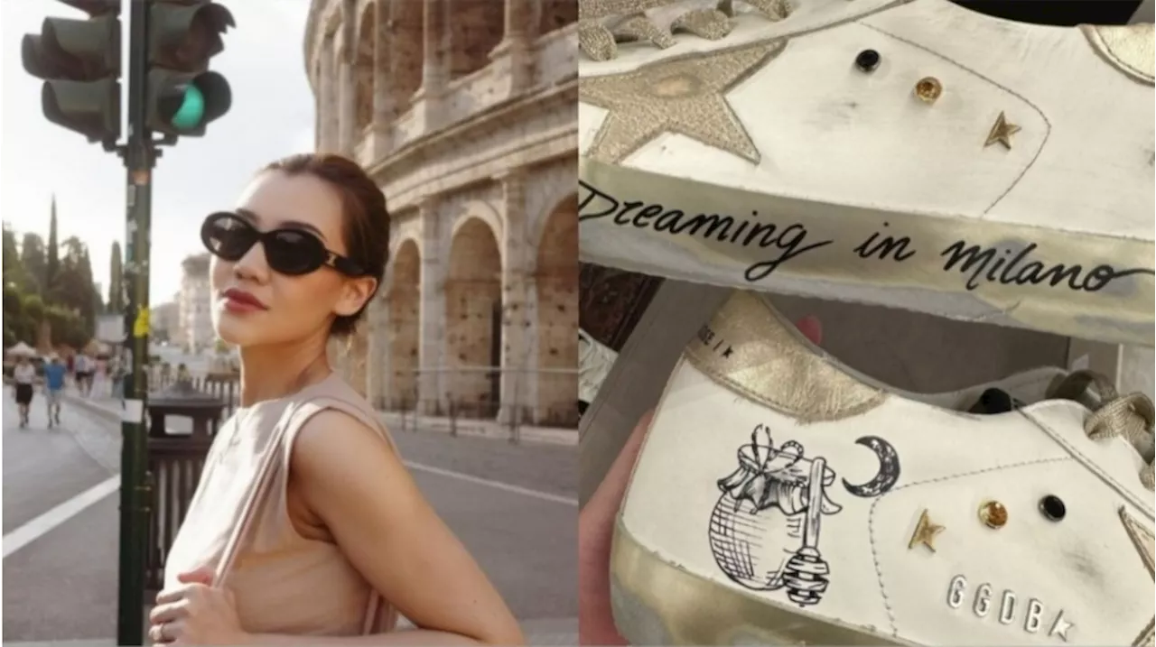 Aaliyah Massaid Pamer Sepatu Custom Khusus Honeymoon di Italia, Ternyata Harganya Bukan Main