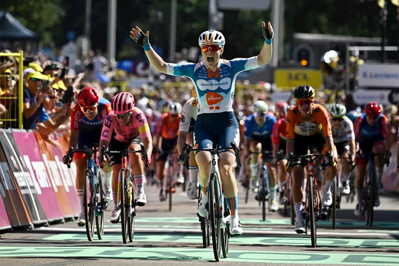 Cyclisme. Tour de France féminin : Charlotte Kool s’impose de nouveau et conserve son maillot jaune