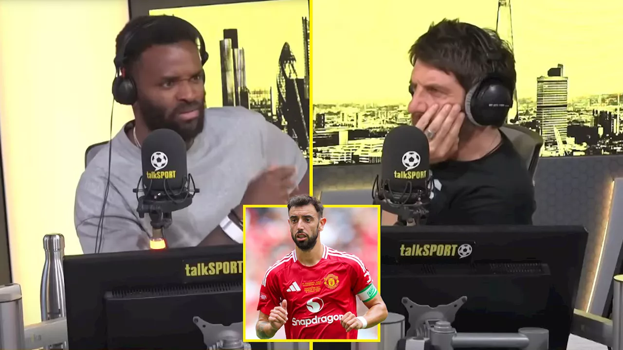 – Darren Bent and Andy Goldstein clash over Bruno Fernandes as pair make £500 bet over Manch...