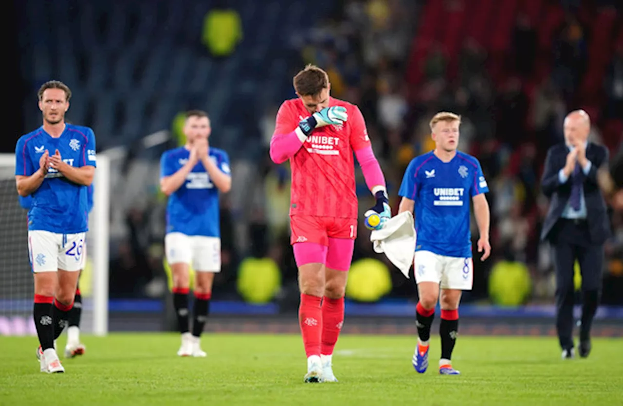 Despair as 10-man Rangers crash out of Champions League