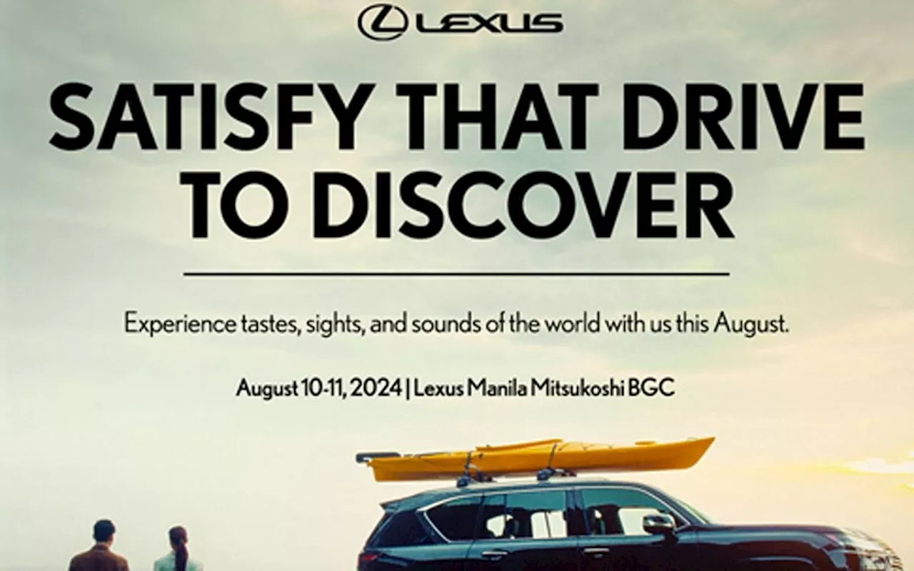 Lexus holds travel pop-up at Mitsukoshi BGC