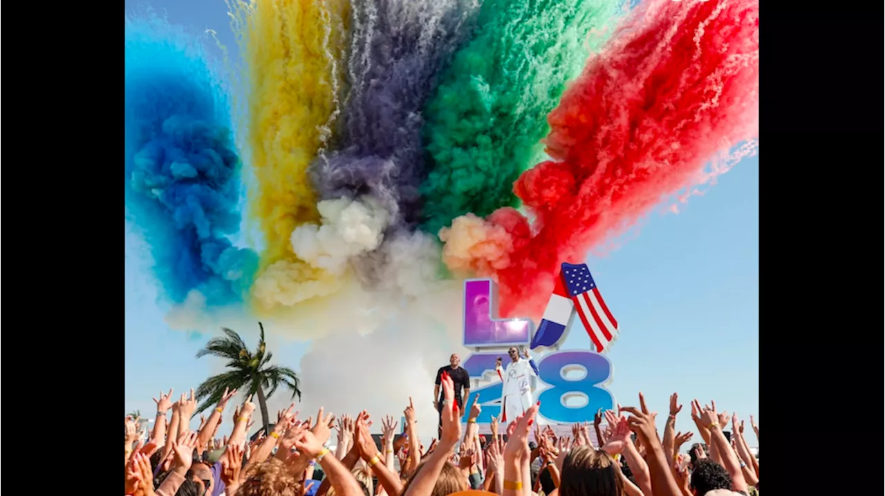 Olympic flag arrival kicks off 2028 'pressure' for Los Angeles