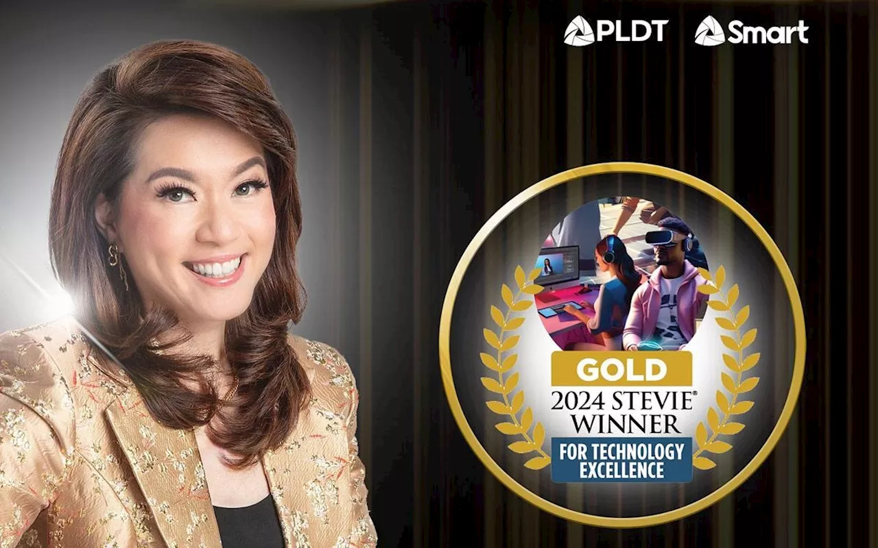 PLDT's Cathy Yang wins Gold Stevie in Technology Excellence Awards