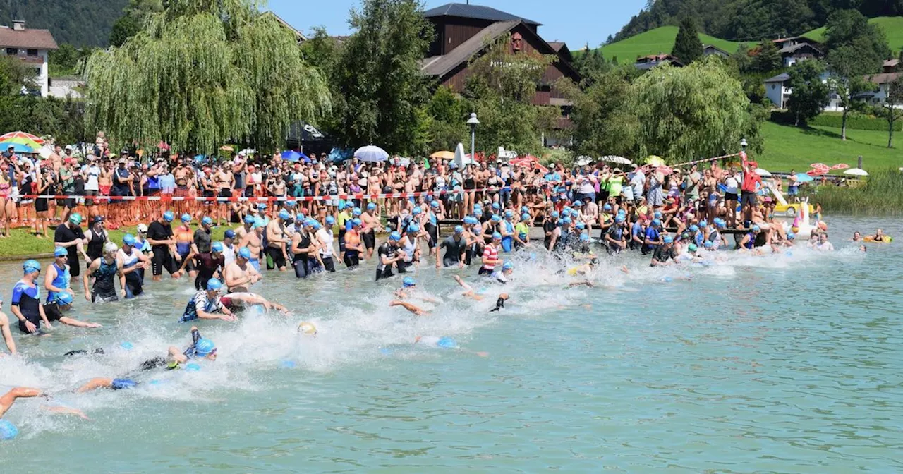 Die magische Sechs spielte beim Thiersee-Triathlon eine Hauptrolle