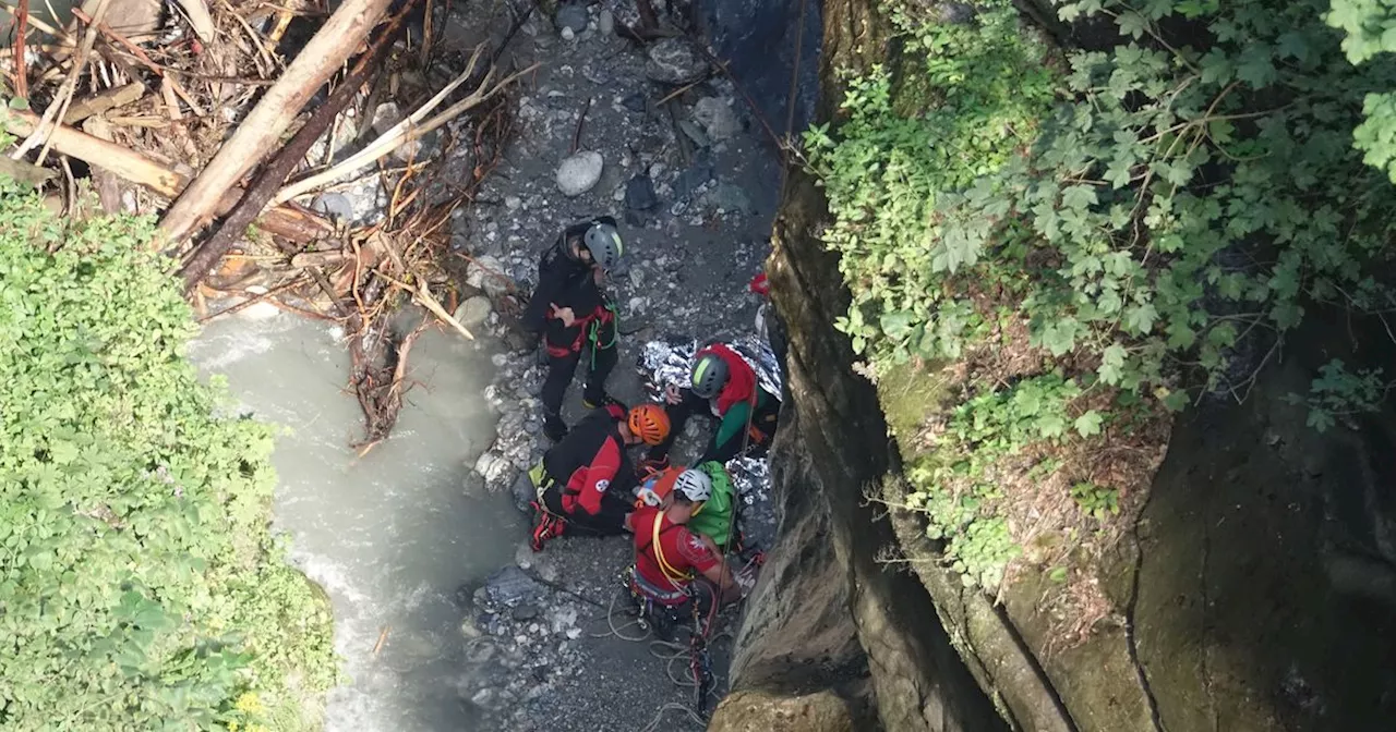 Frau und Mann bei Canyoning-Sprüngen in Gerlos und Finkenberg verletzt