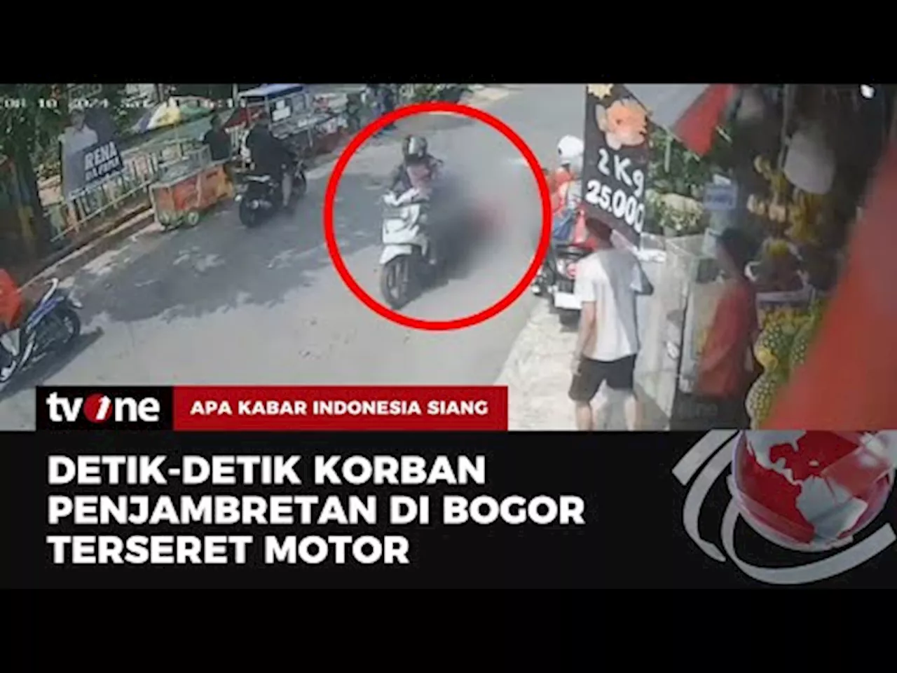 Viral Video Perempuan di Bogor Terseret Jambret 100 Meter di Aspal