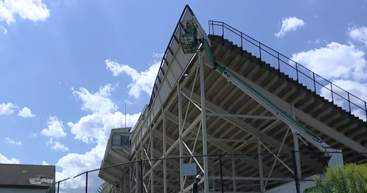 Parma City Schools Byers Field closed due to storm damage