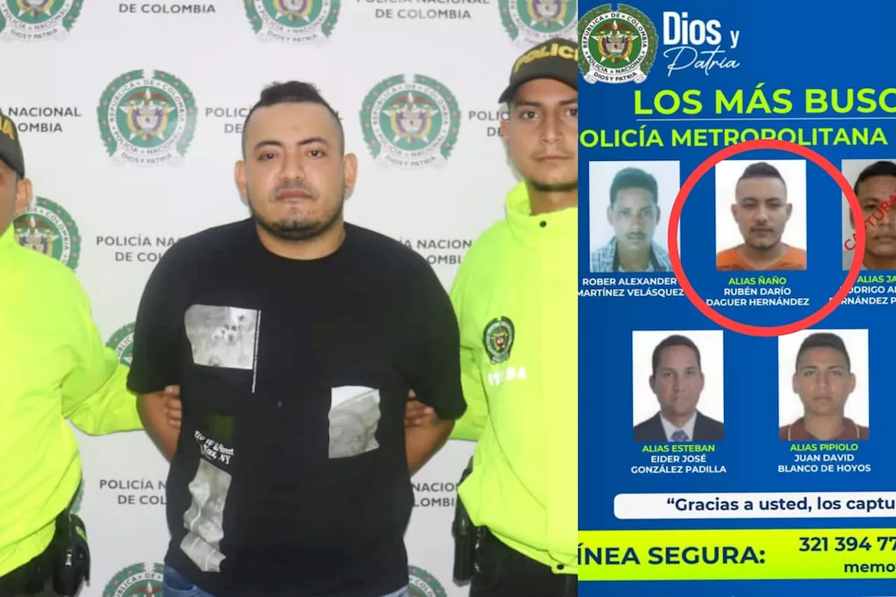 Capturan a uno de los más buscados por la Policía Metropolitana de Montería