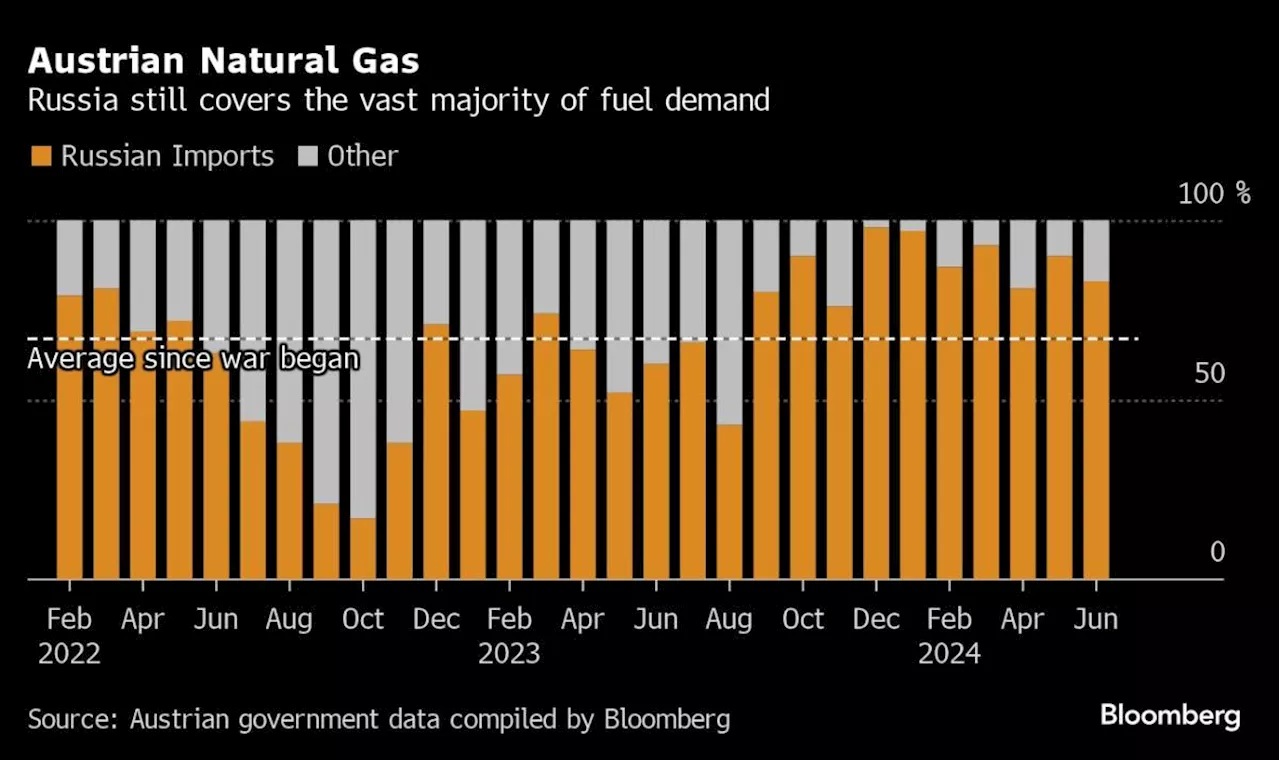 Austria Sees ‘Massive Risk’ From Halt to Russian Gas Flows