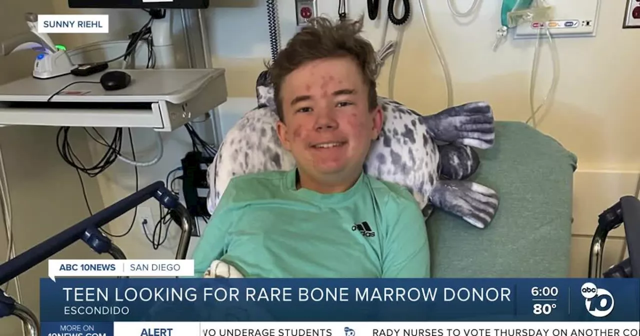 Escondido teen with leukemia still looking for rare bone marrow donor