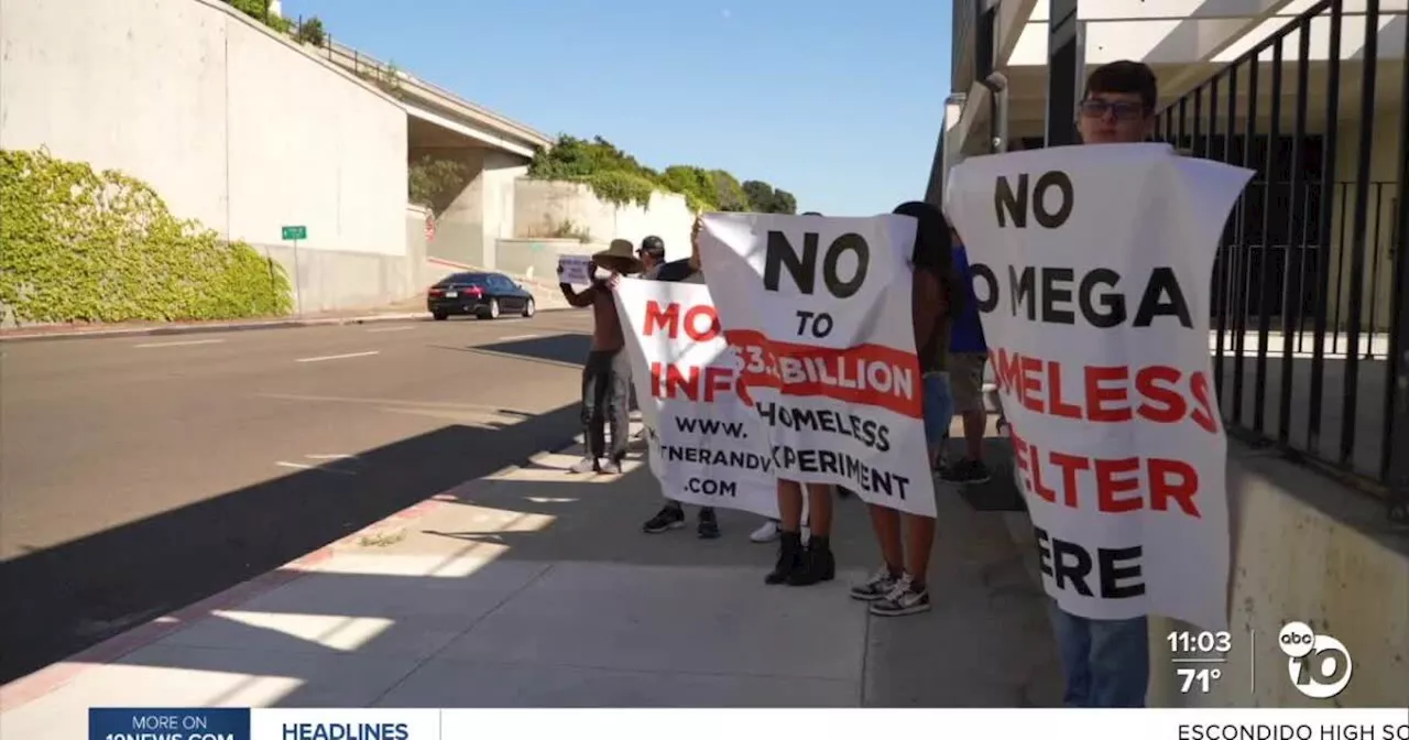 Months of protesting continue as Kettner and Vine Mega Shelter decision draws near