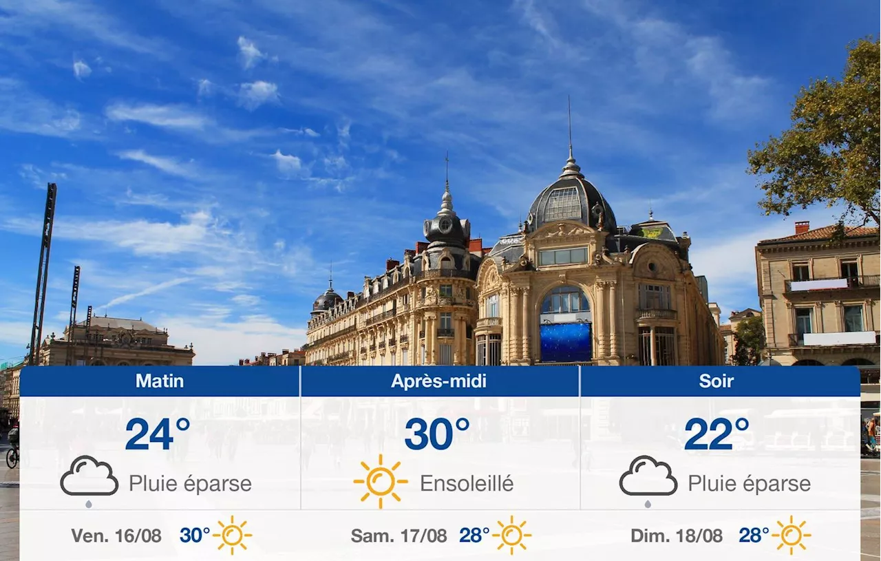 Météo Montpellier: prévisions du jeudi 15 août 2024