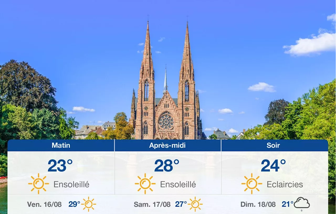 Météo Strasbourg: prévisions du jeudi 15 août 2024